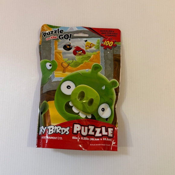 Other - Angry Birds Puzzle ON THE GO- 100 Pieces NEW SEALED